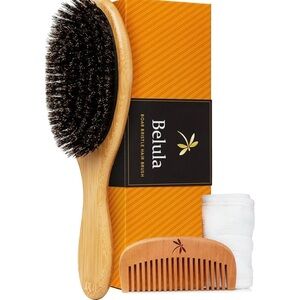 Belula Premium Hair Brush with Spa Headband
